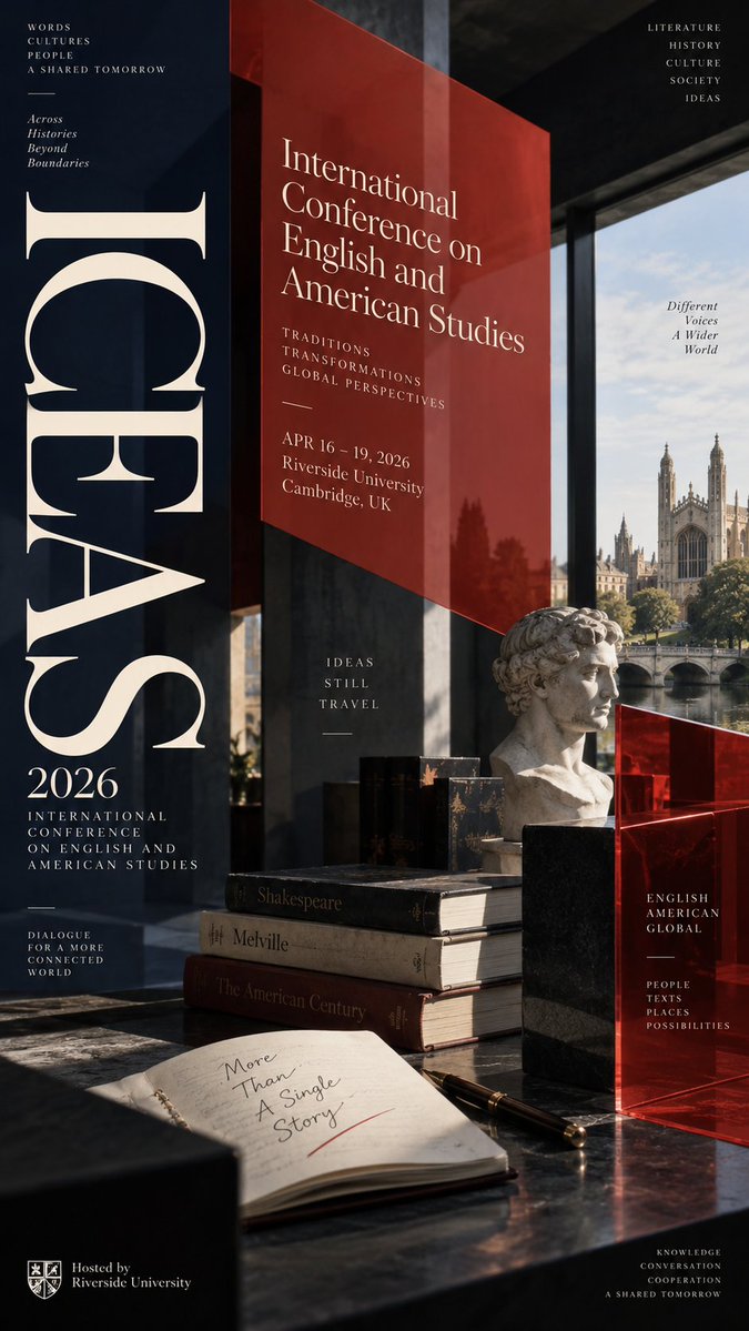 Academic Conference Poster With Sculptural Type — AI result, variation 4 of 4