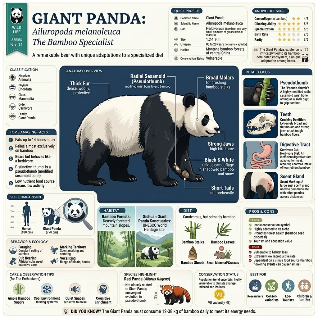 Animal Fact Sheet Infographic Layout Prompt — AI result, variation 4 of 4