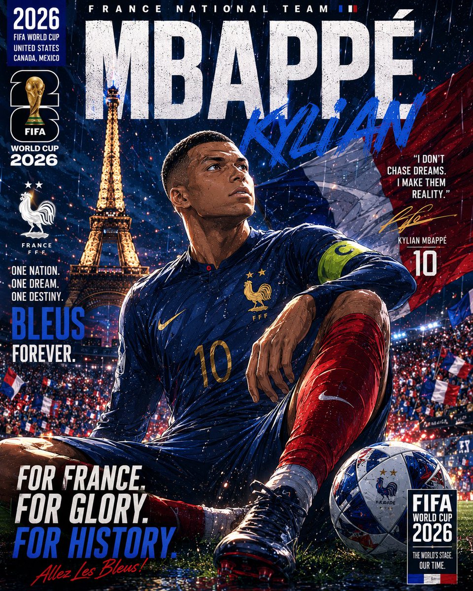 Anime Footballer Poster for the World Cup — AI result, variation 2 of 4