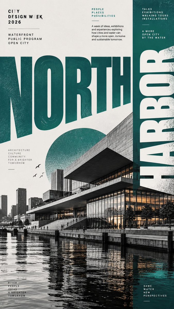 Architectural Typographic Poster With Oversized Type — AI result, variation 4 of 4