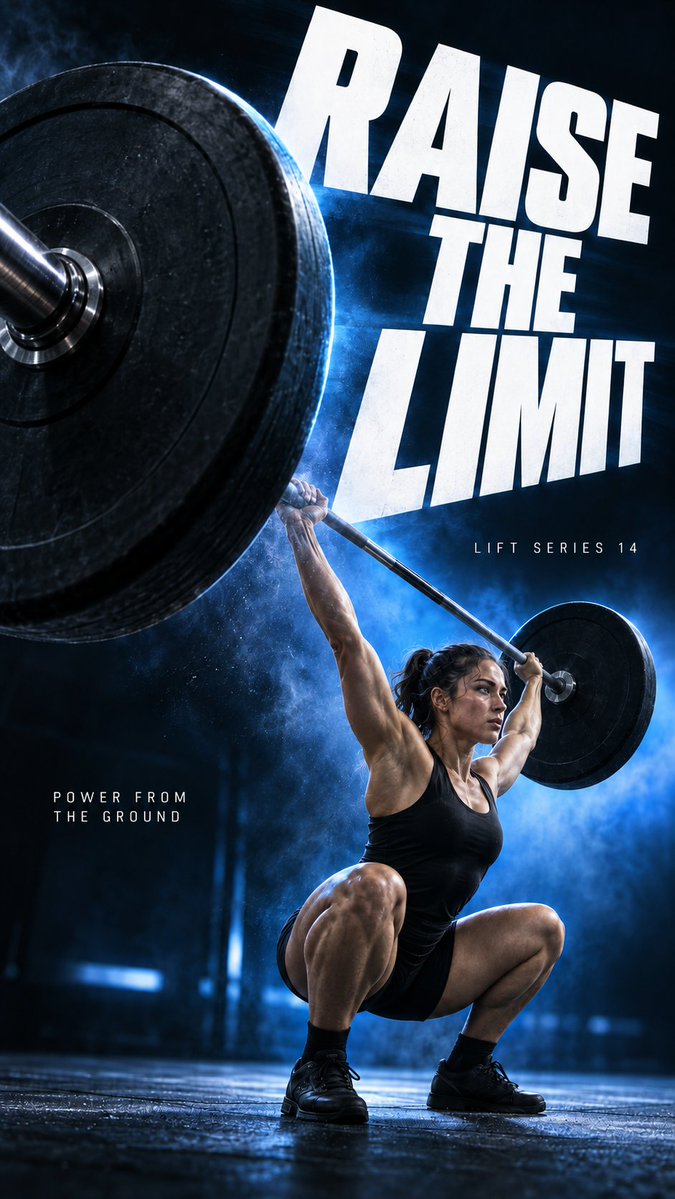 Athlete Action Sports Campaign Poster Set — AI result, variation 3 of 4