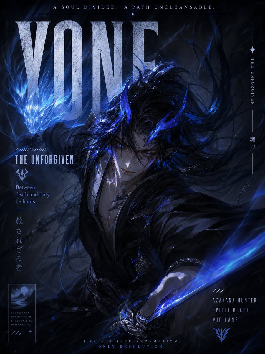 Blue-Violet Collectible Hero Splash Art for Posters — AI result, variation 2 of 4