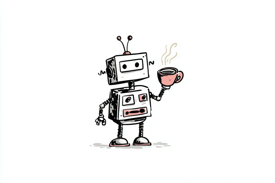 Bold Outline Cartoon Character Illustration — AI result, variation 3 of 4