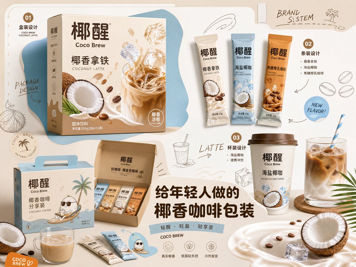Brand Packaging Design Proposal Board for Product Series — AI result, variation 3 of 4