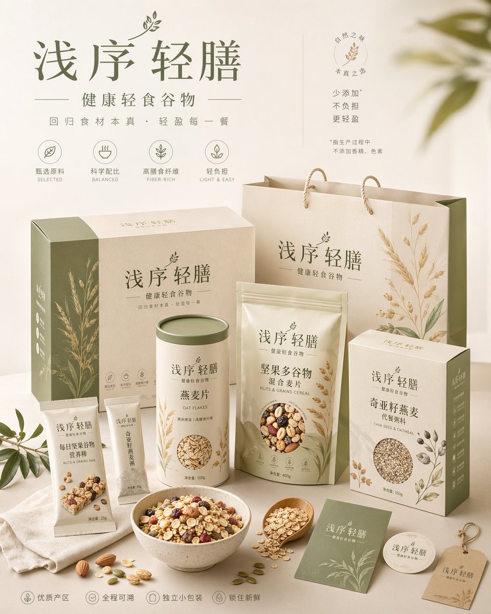 Brand Packaging Family Display Poster in 4:5 — AI result, variation 2 of 4