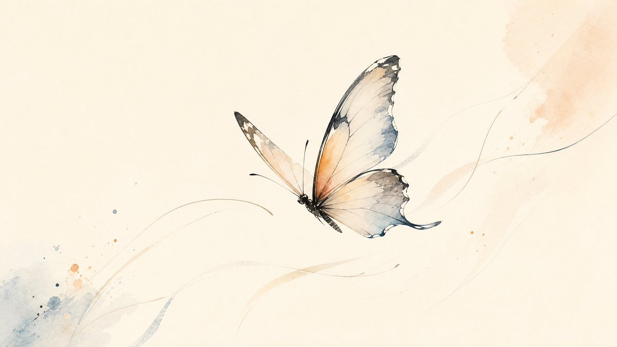 Breeze-Swept Minimal Line Illustration — AI result, variation 4 of 4