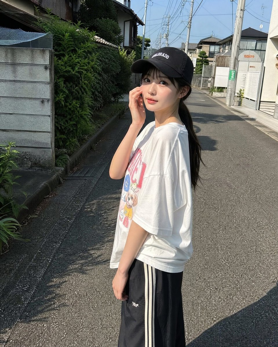 Candid Street Snapshot of a Young Woman — AI result, variation 3 of 4