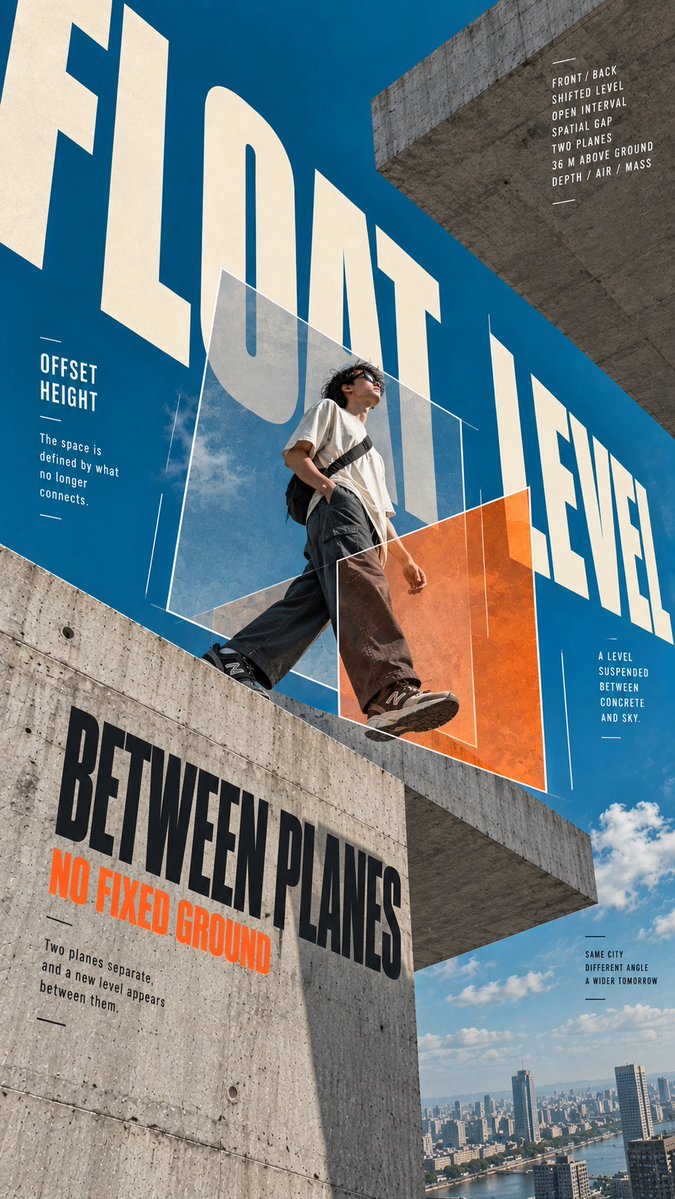 Cast Type and Open Corner Architecture Posters — AI result, variation 4 of 4