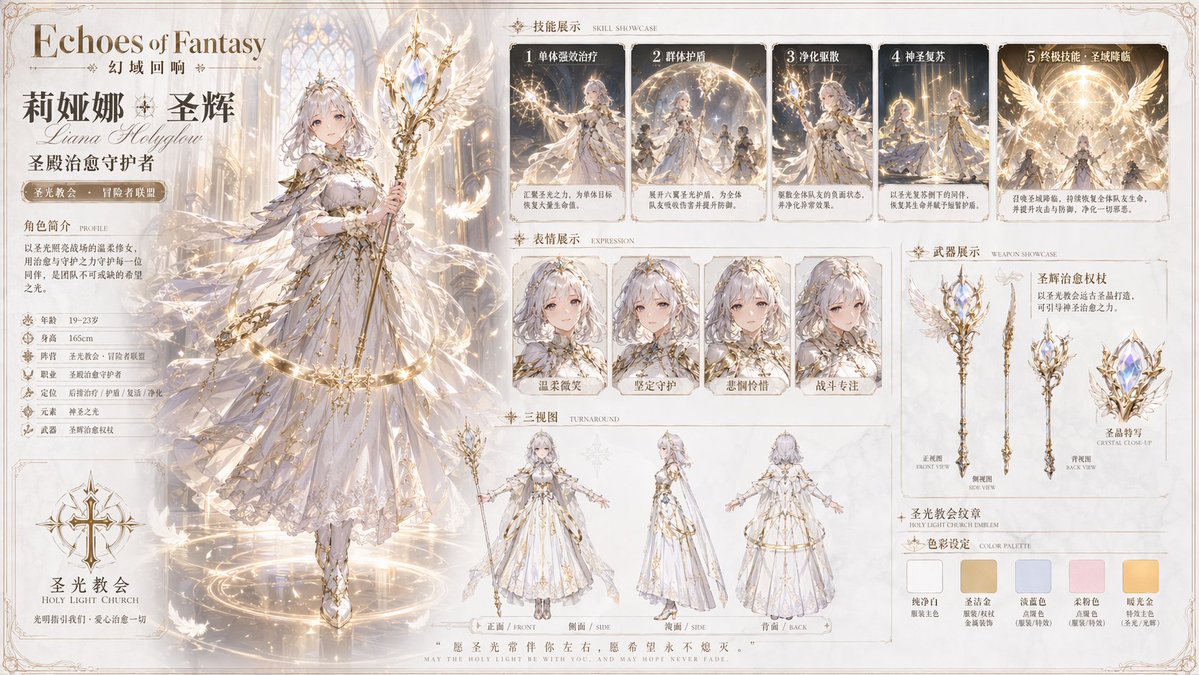 Character Archive Board Game Artbook Page — AI result, variation 4 of 4