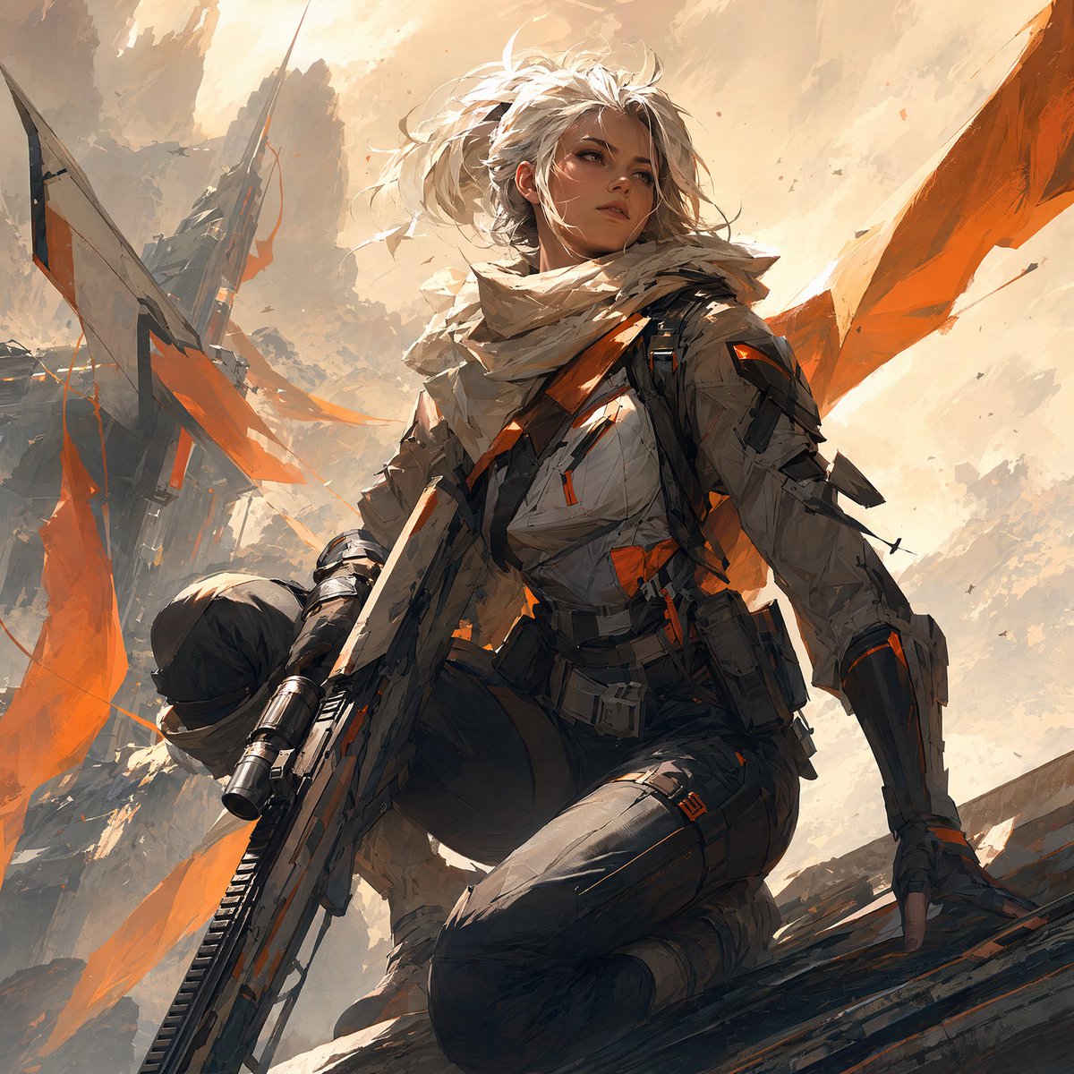 A reference object is turned into a semi-realistic digital illustration with angular brushstrokes, warm highlights and deep neutral shadows. It reads like…