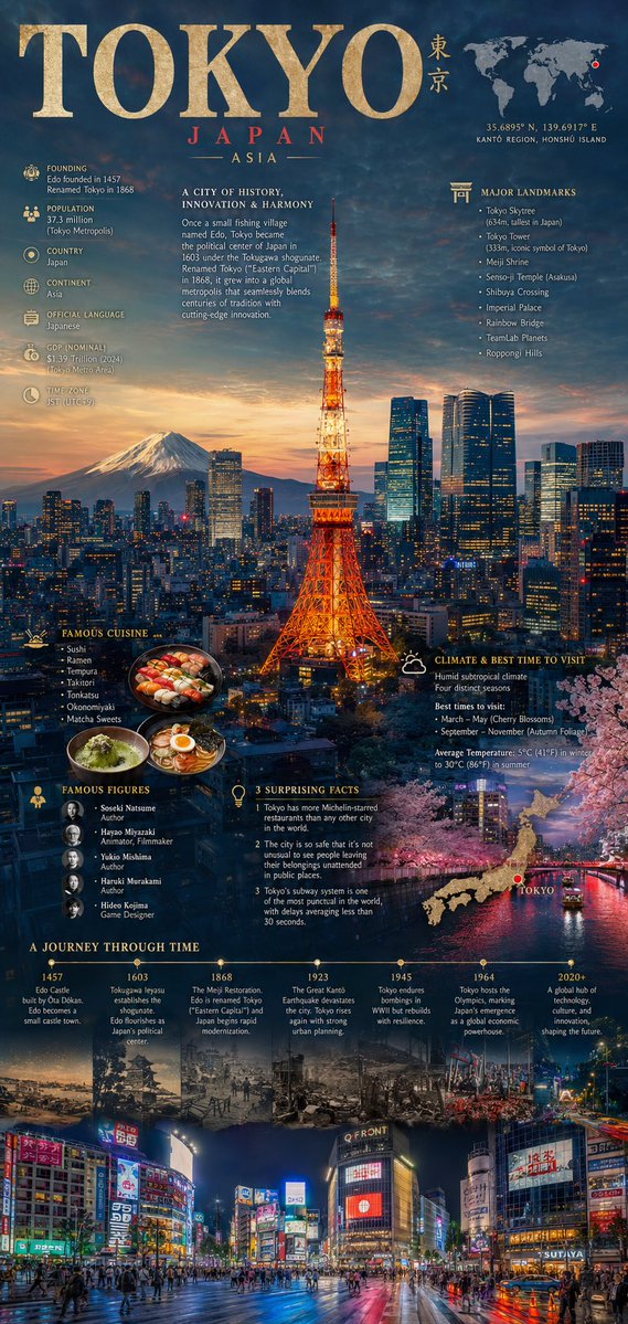 City Skyline Editorial Infographic Poster Prompt — AI result, variation 2 of 4
