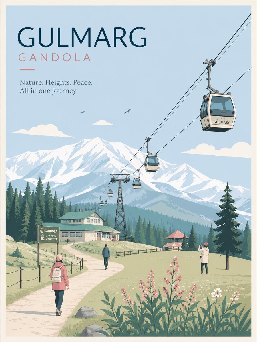 City Travel Poster Flat Vector Minimal Design — AI result, variation 2 of 4