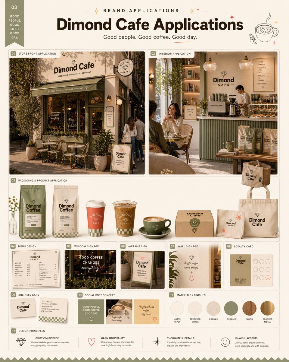Coffee Brand Guideline Board With Logo and Packaging — AI result, variation 3 of 4