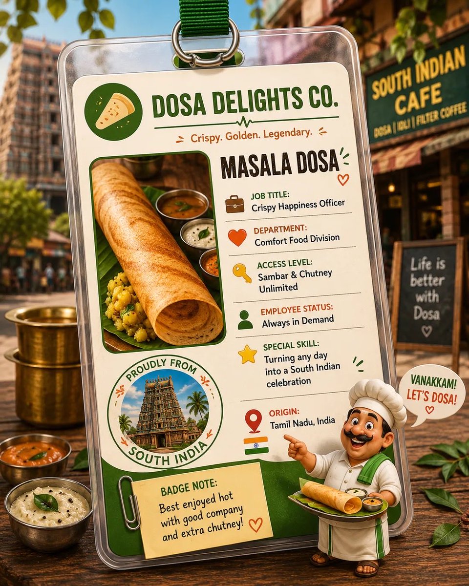 Collectible Food ID Badge With Chef Mascot — AI result, variation 4 of 4