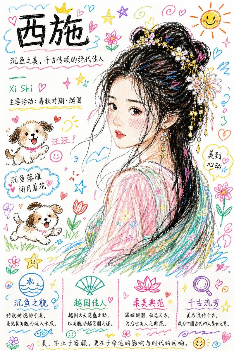 Colorful Scribbled Dog Doodle Style Redraw — AI result, variation 2 of 2