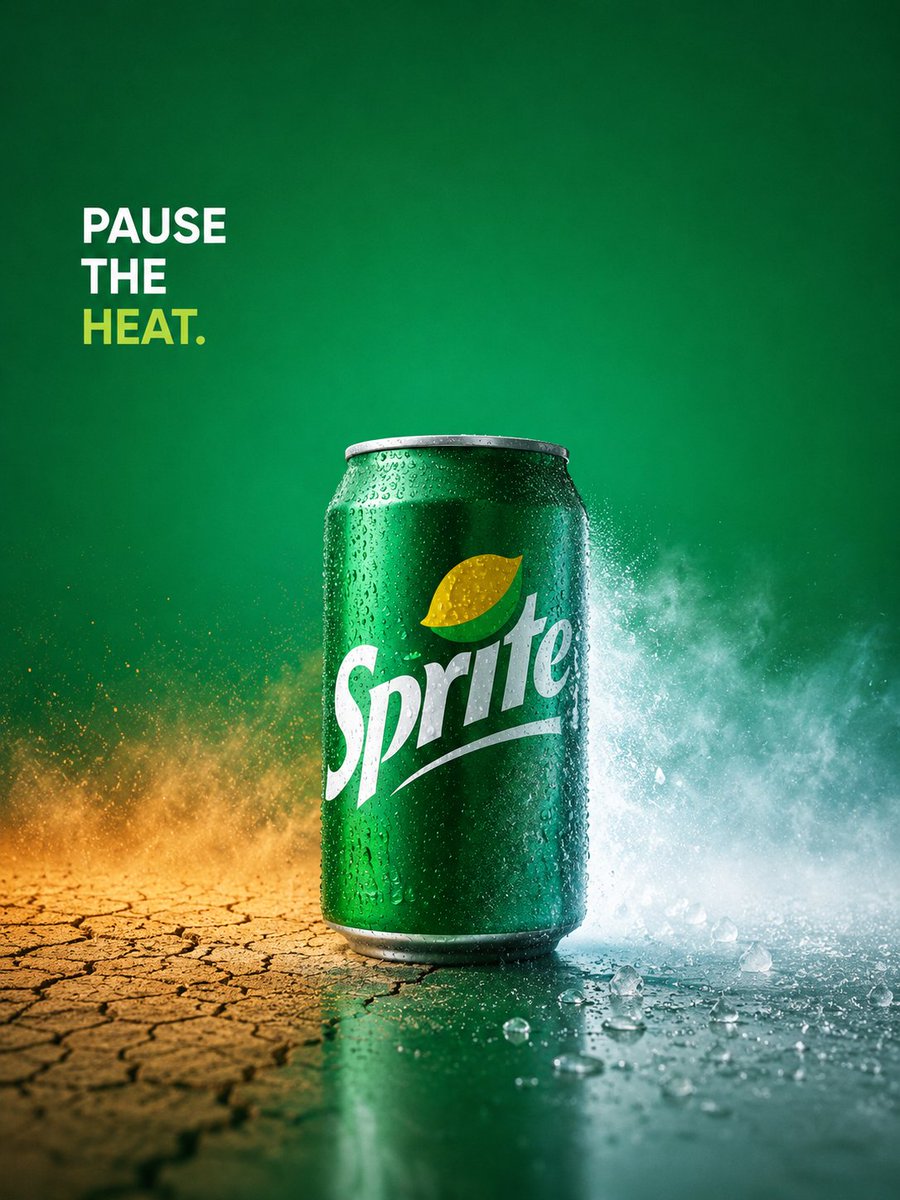 Conceptual Drink Ad With Product Metaphor — AI result, variation 2 of 4