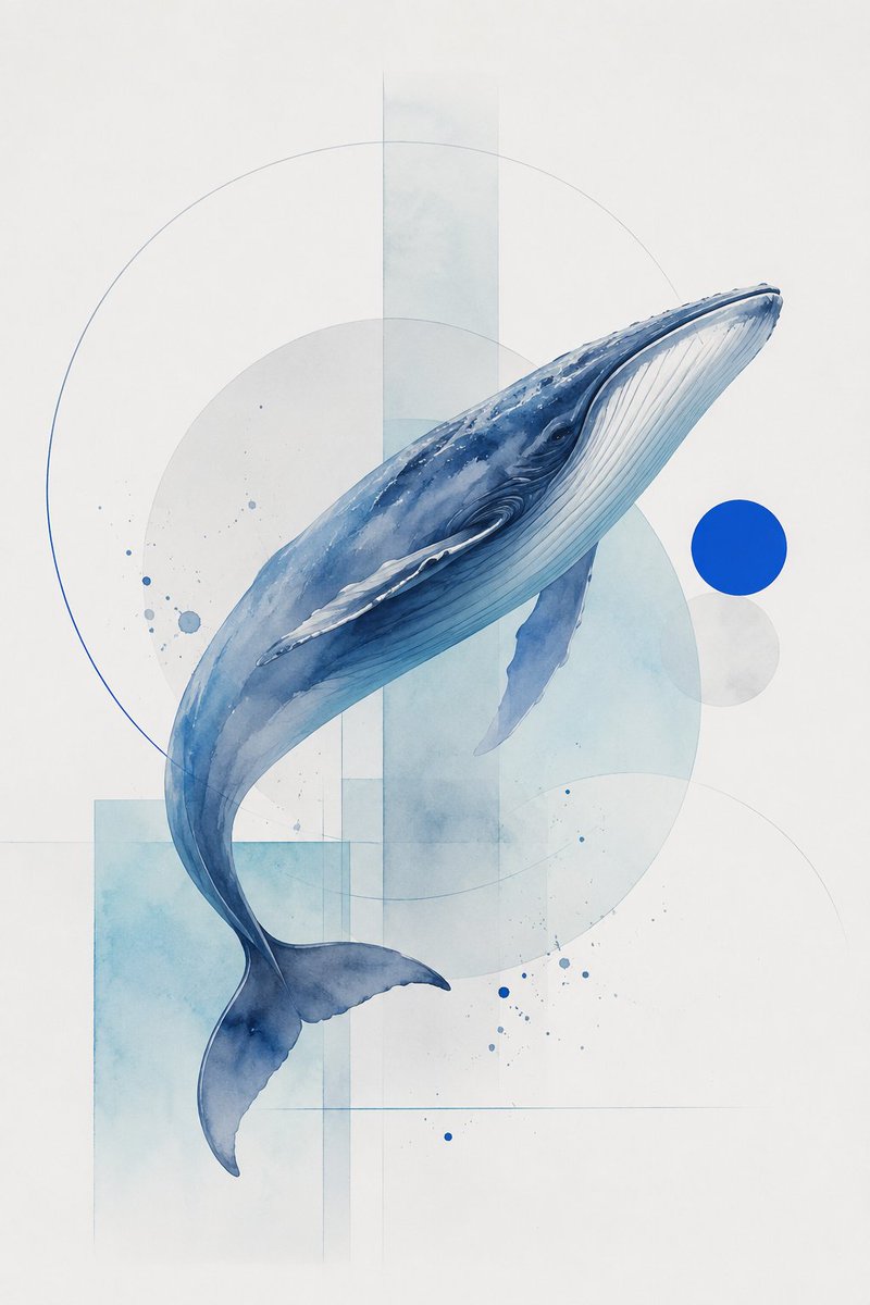 Cool Blue Silhouette Poster Art With Negative Space — AI result, variation 2 of 4