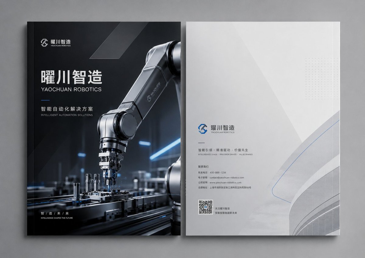 Corporate Product Catalog Spread Set — AI result, variation 2 of 3