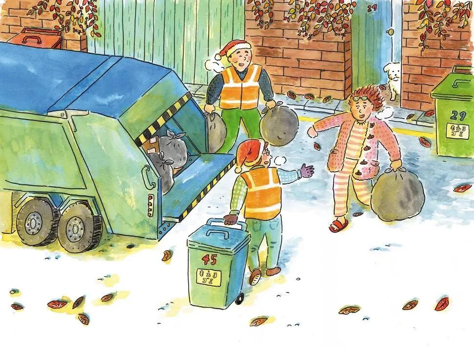 Cozy Vintage Storybook Everyday Life Scene — AI result, variation 2 of 4