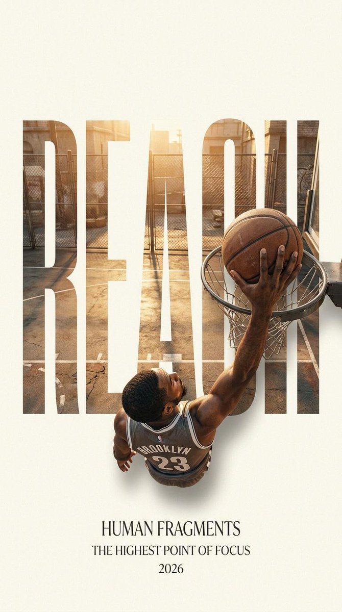 Cropped Letter Editorial Poster With Breaking Subject — AI result, variation 2 of 3