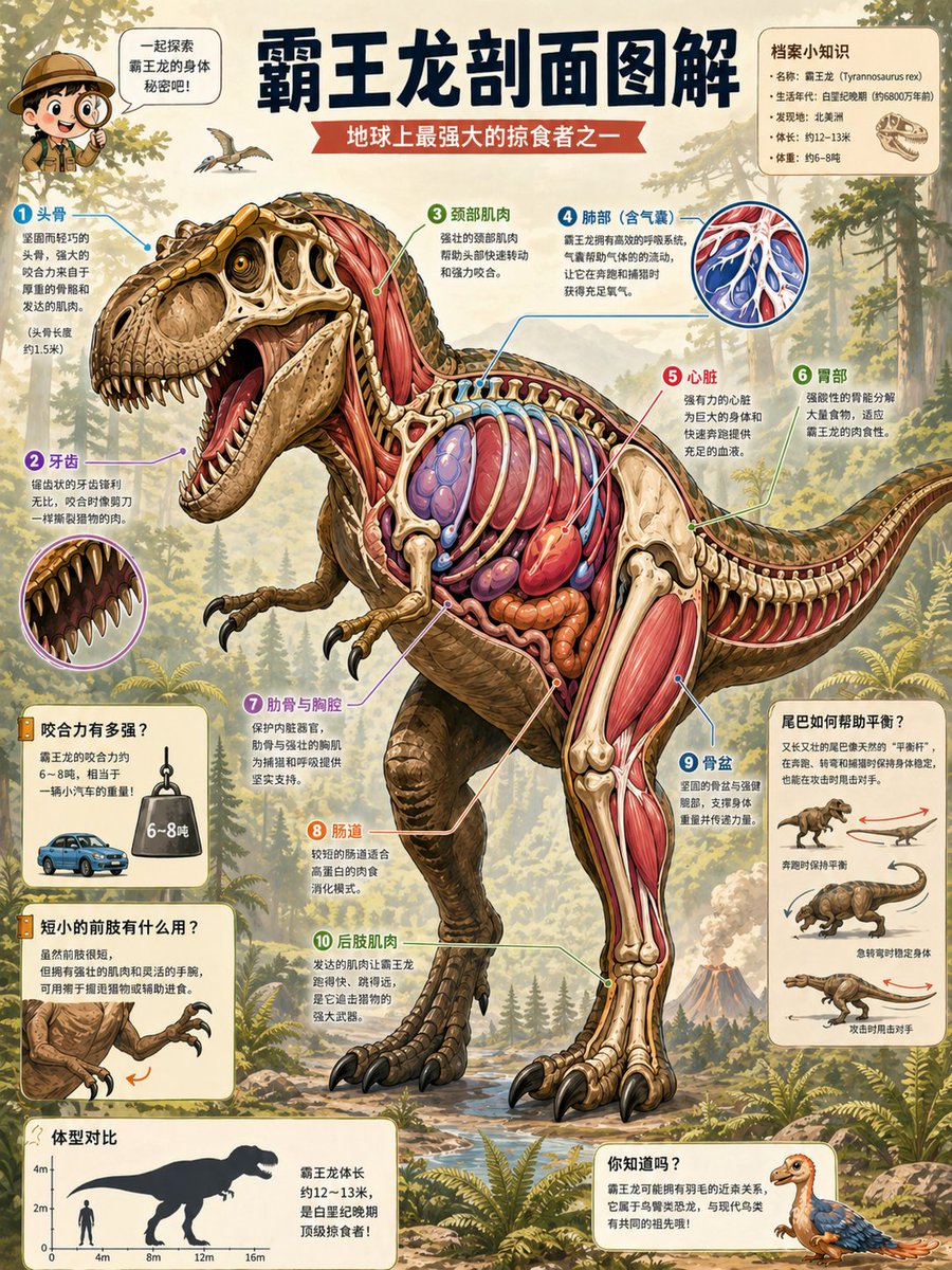 Cutaway Science Picture Book Page Prompt — AI result, variation 4 of 4