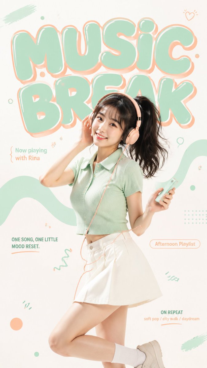 Cute Youth Magazine Cover With Glossy Bubble Title — AI result, variation 4 of 4