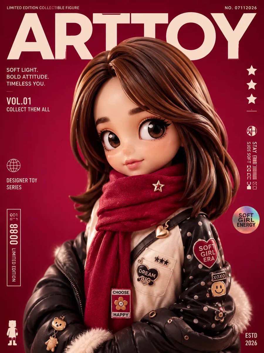 Designer Vinyl Toy Portrait From Your Photo — AI result, variation 2 of 2