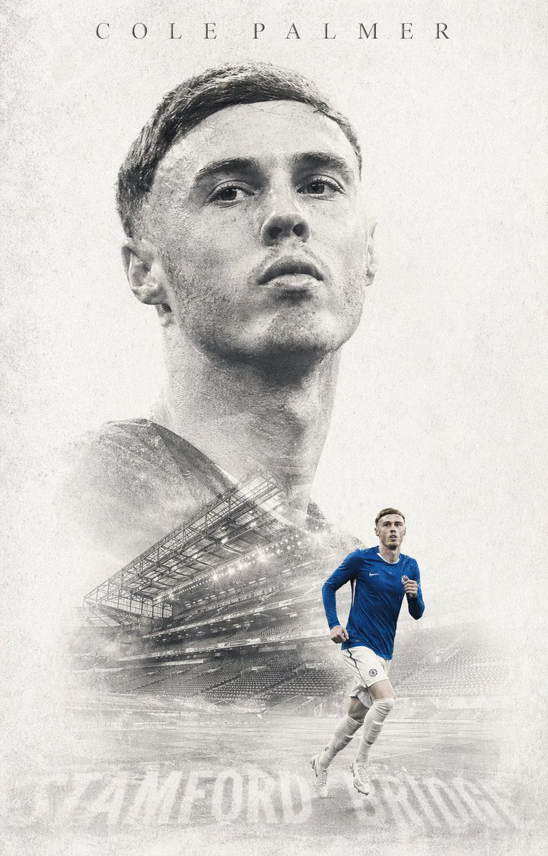 Double-Exposure Striker Editorial Poster in Grey — AI result, variation 2 of 2