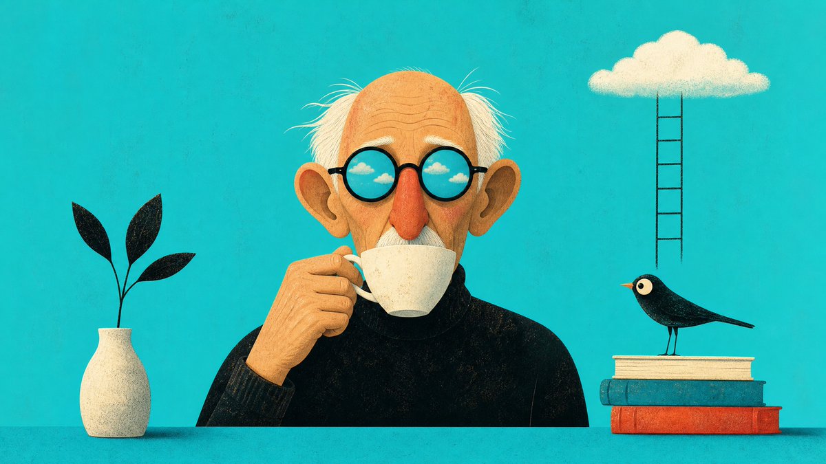 Dreamlike Flat Vector Editorial Scene Template — AI result, variation 4 of 4