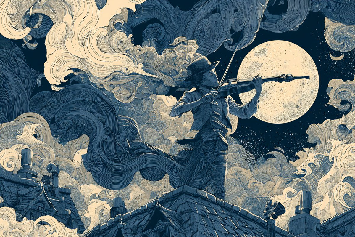 Dreamlike Ink Scene With Hatching and Stippling — AI result, variation 4 of 4