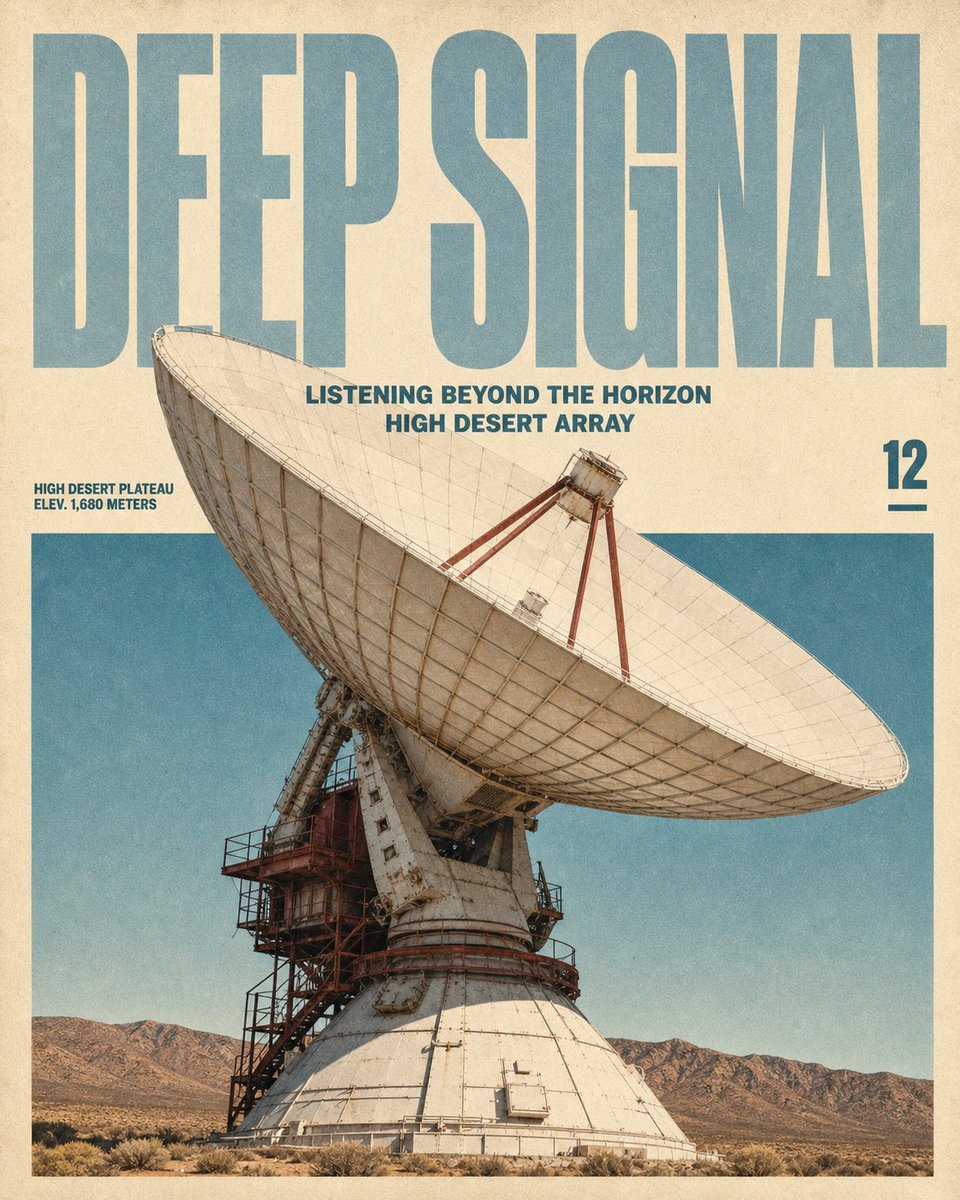 Editorial Cover Poster With Interlocking Infrastructure Title — AI result, variation 4 of 4