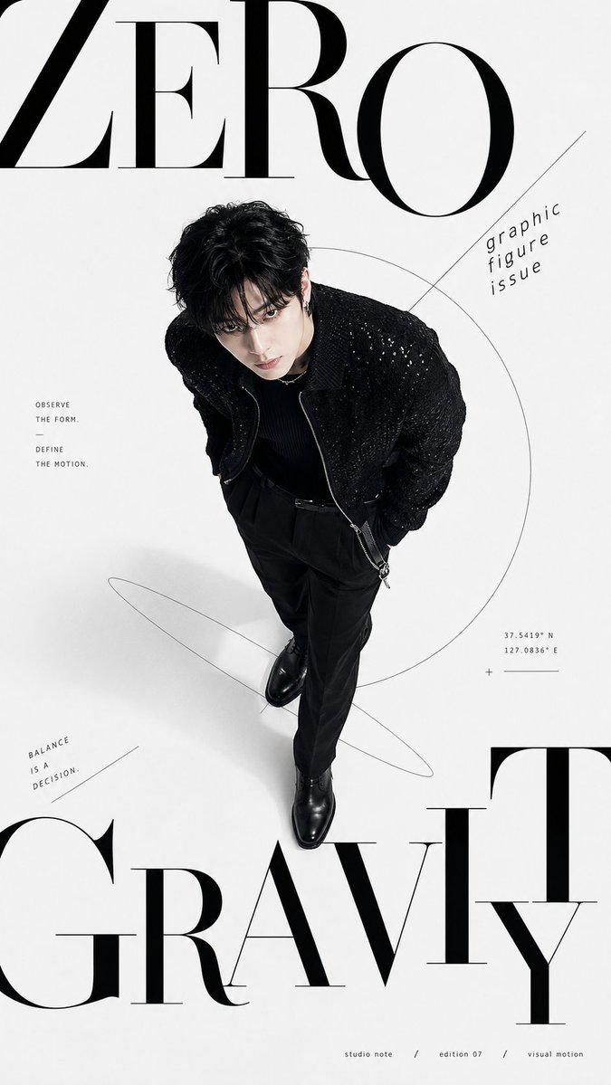 A premium fashion magazine cover built on oversized serif type, generous white space and realistic model photography. Four layout directions give it the feel…
