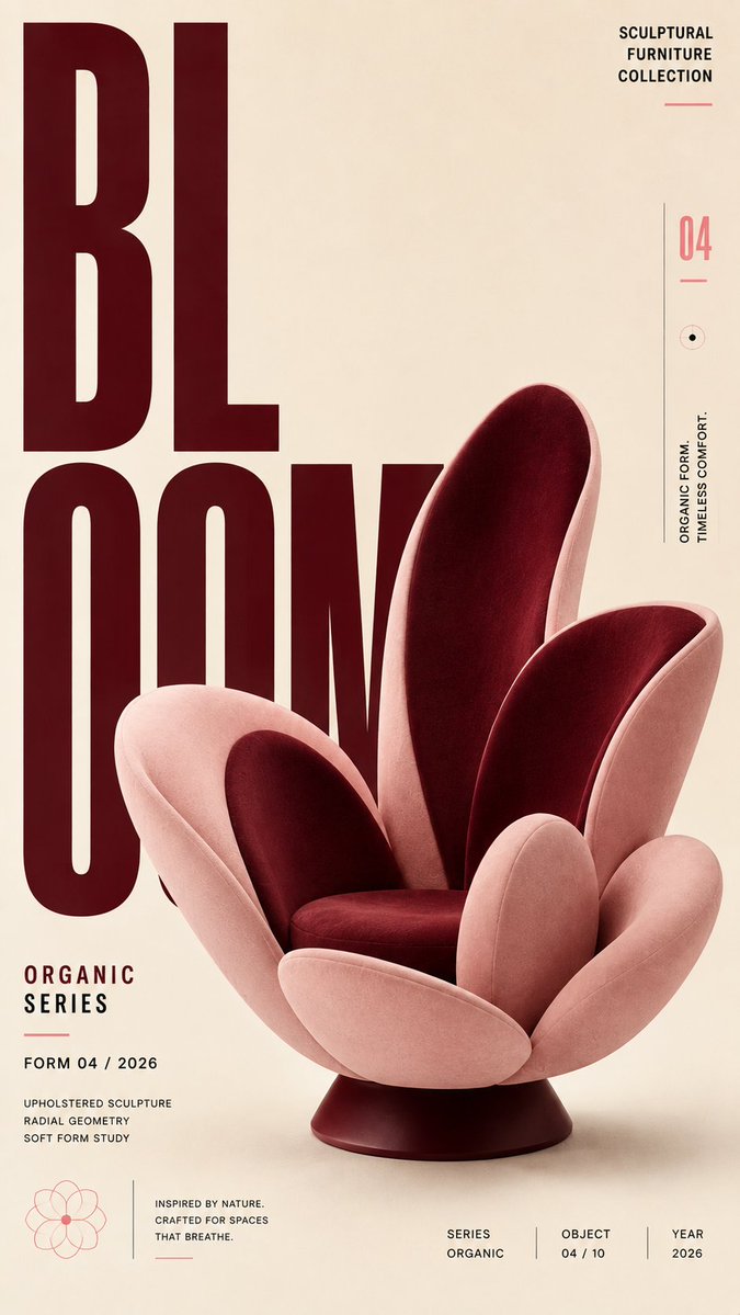Editorial Poster Layout for Brands and Events — AI result, variation 3 of 4