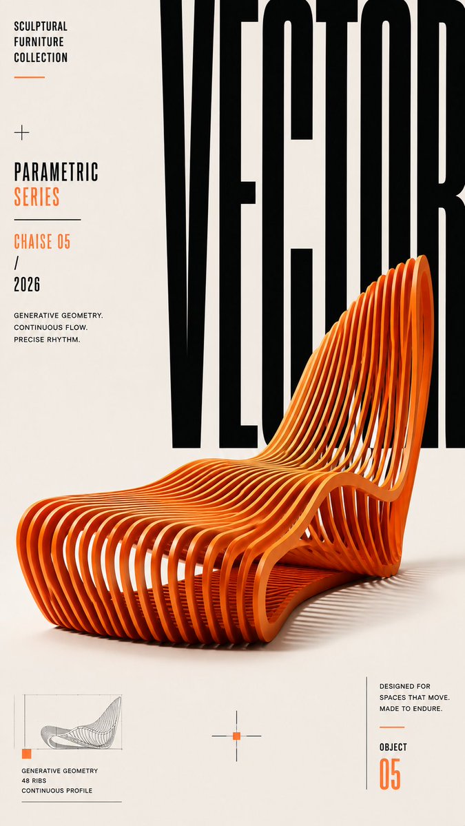 Editorial Poster Layout for Brands and Events — AI result, variation 4 of 4