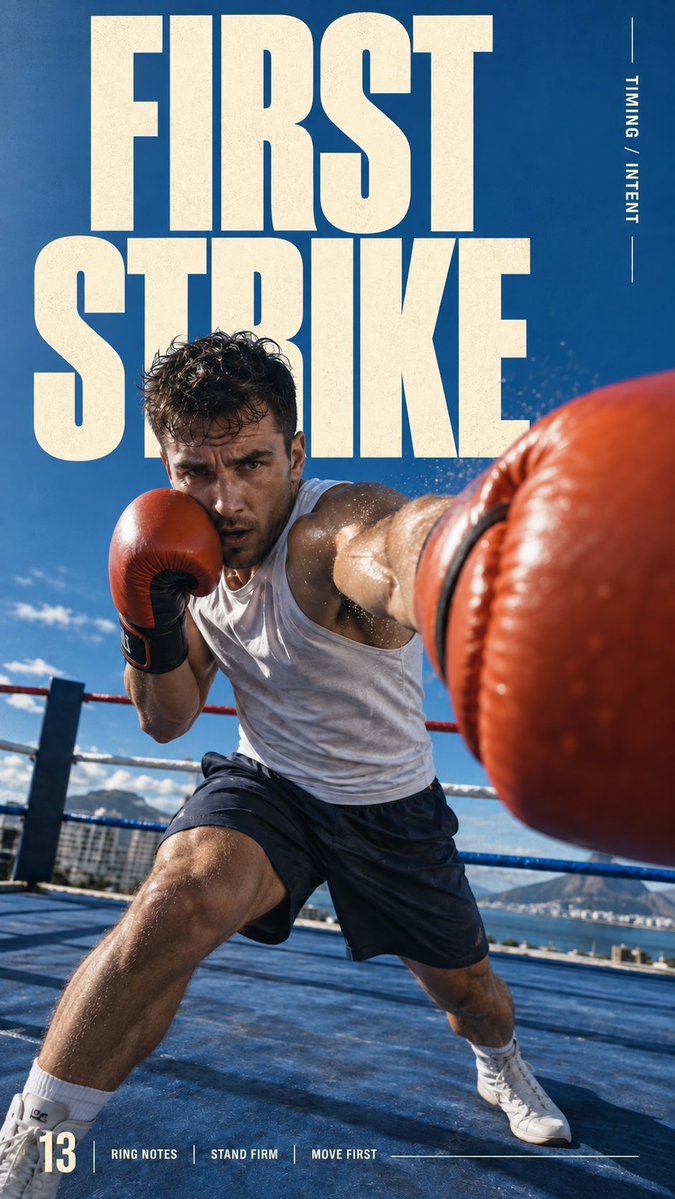 Editorial Sports Poster With Oversized Background Type — AI result, variation 3 of 4