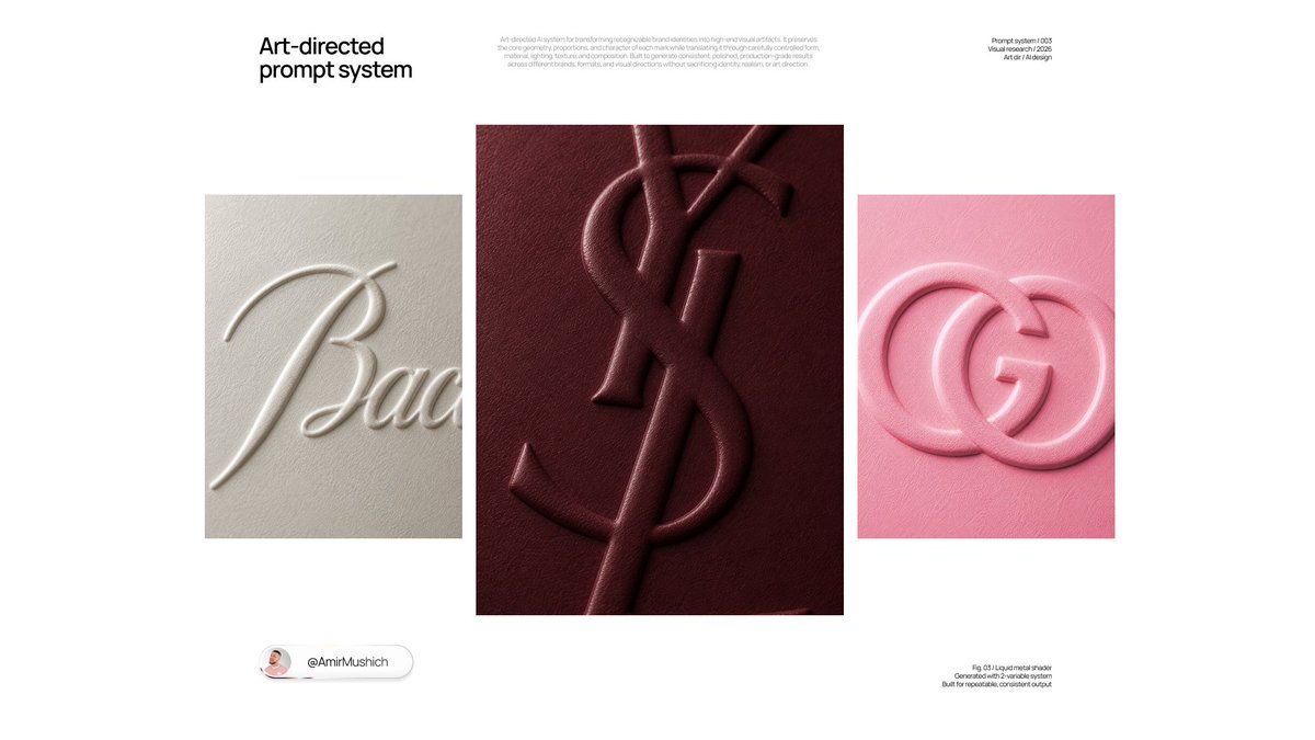 Embossed Paper Logo Close-Up Studio Photo — AI result, variation 2 of 4