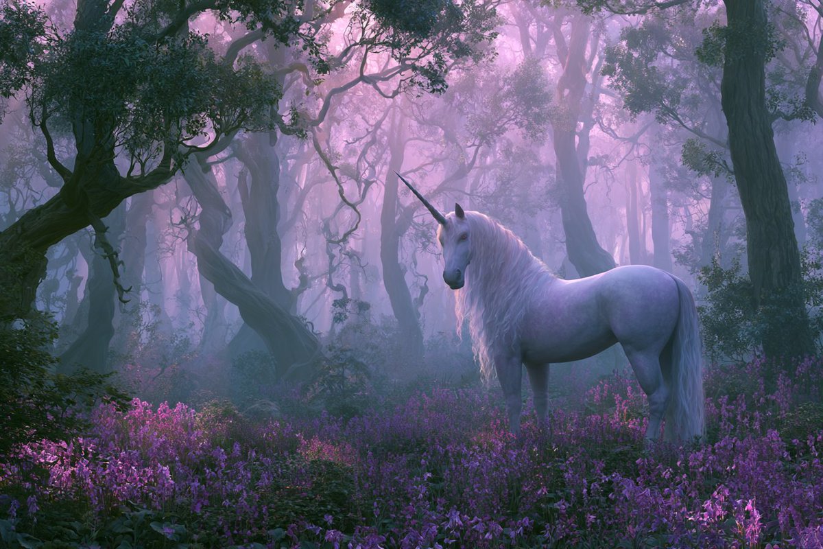 A subject stands inside a dreamlike forest where trees bend into twisting, fantastical shapes and the plants give off a soft inner light. Two chosen colours…