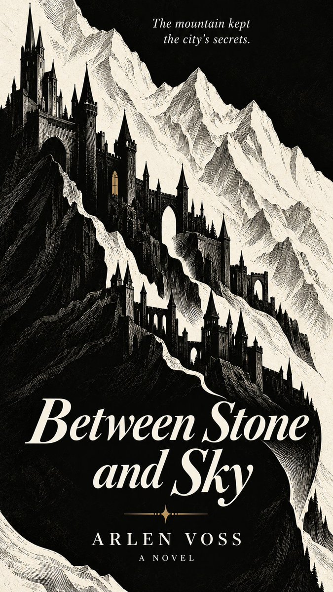 Engraved Double-Image Literary Book Cover — AI result, variation 4 of 4