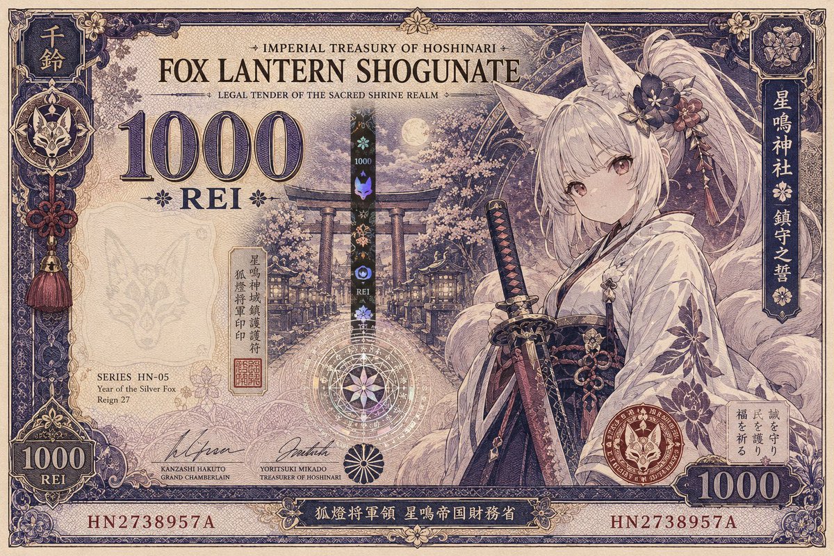 Fictional Banknote With Character Portrait and Ornate Frame — AI result, variation 2 of 4
