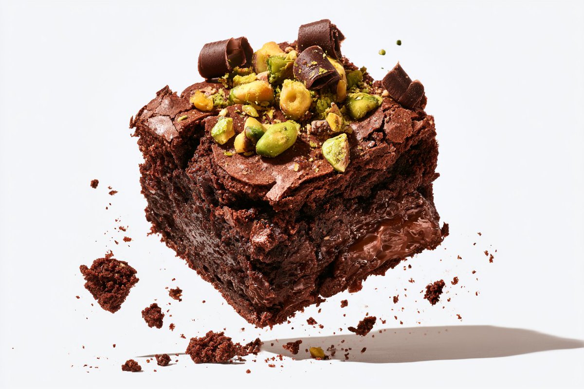 Floating Food Hero Shot on White Background — AI result, variation 4 of 4