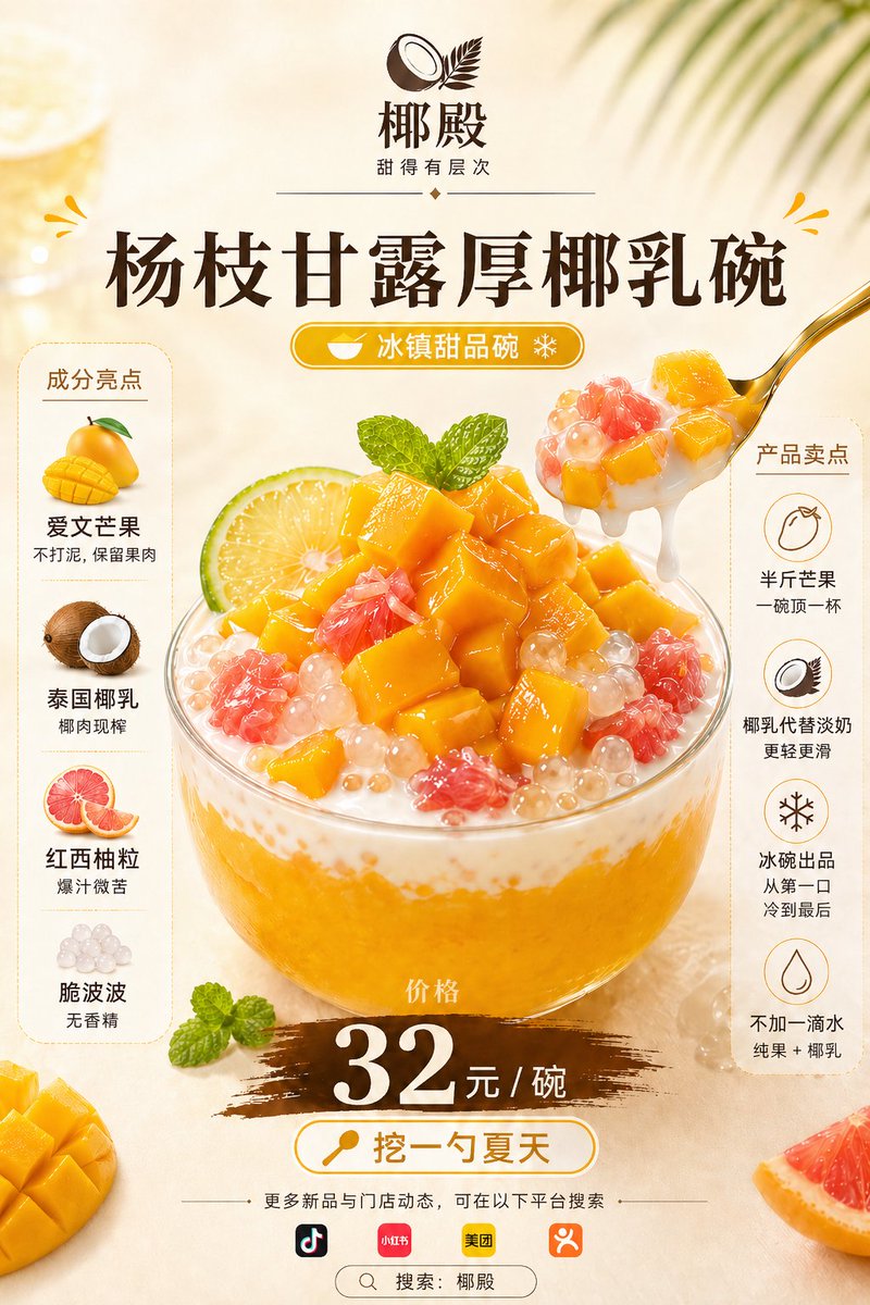 Food Hero Promo Poster for Restaurant Dishes — AI result, variation 4 of 4
