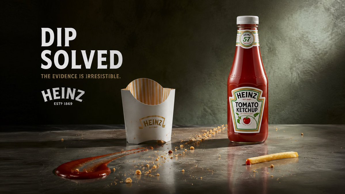 Forensic Product Ad with Hidden Clues — AI result, variation 2 of 4