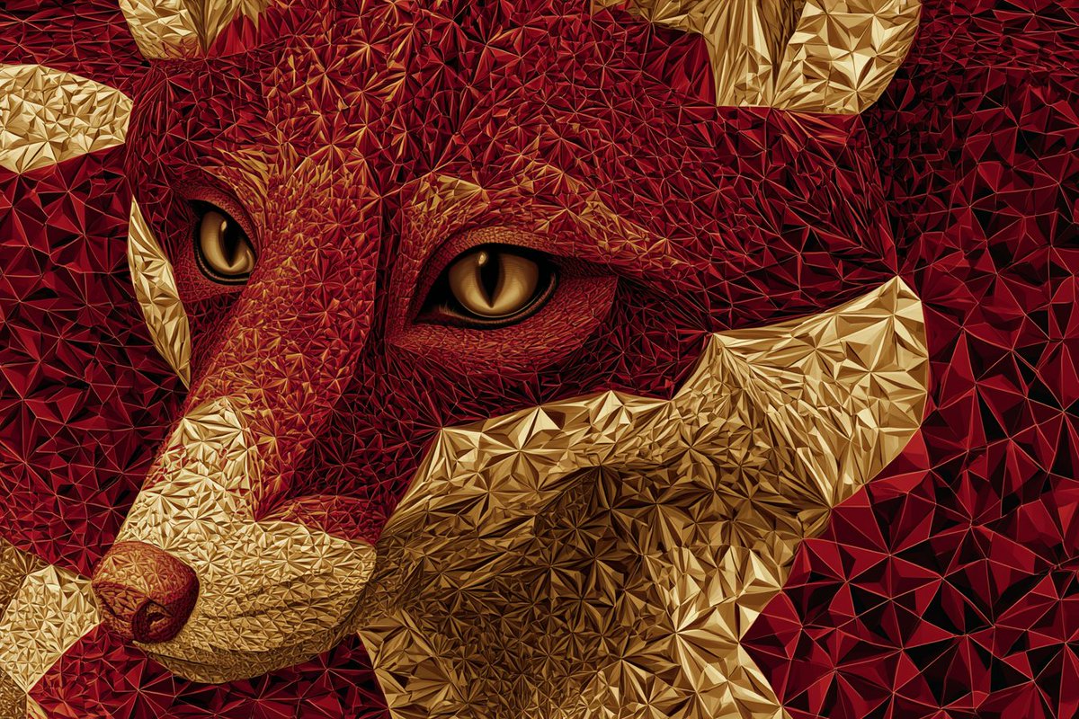 Fractal Triangle Pattern Art Prompt — AI result, variation 3 of 4