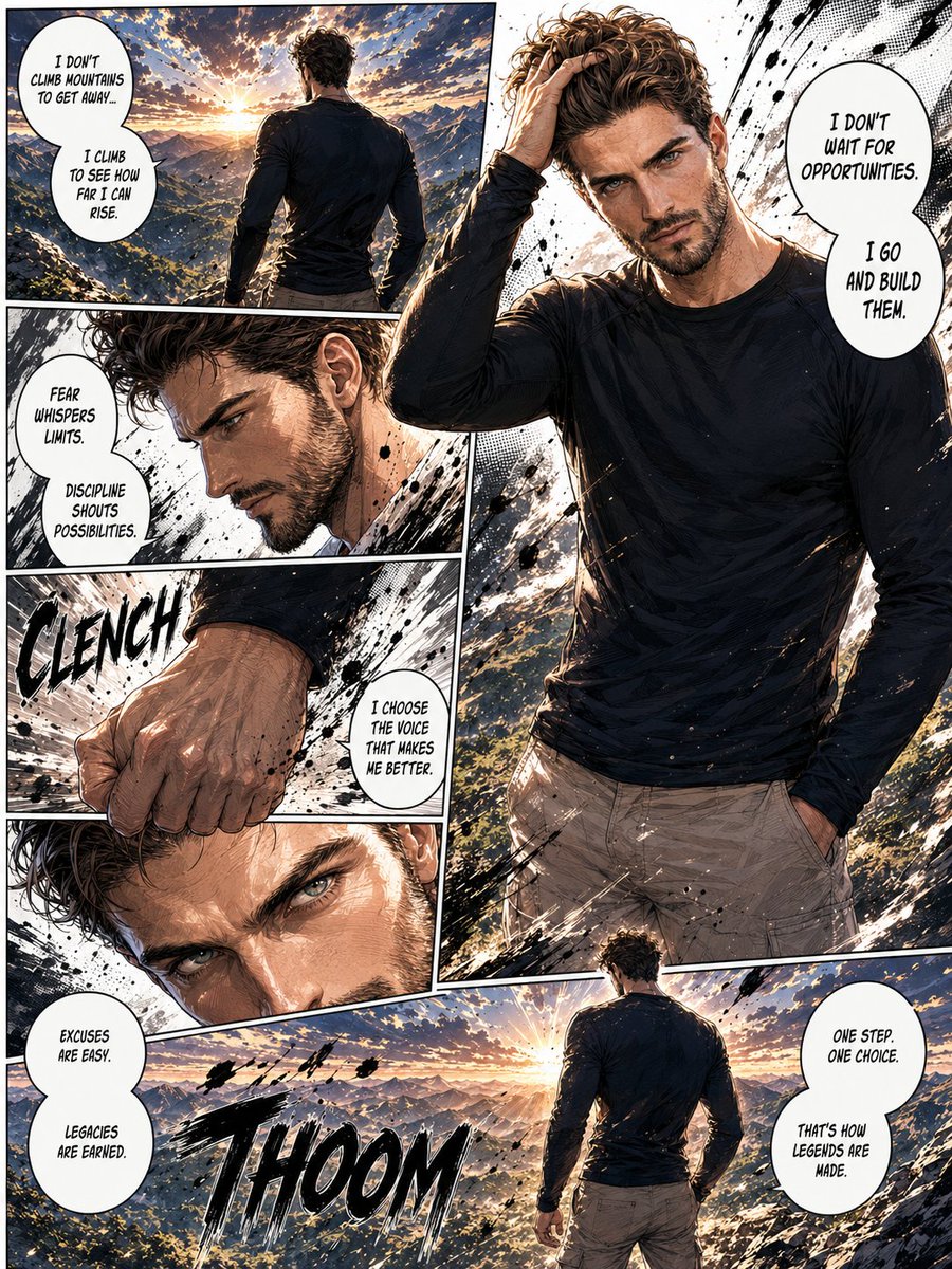 Full-Color Manga Page From Your Photo — AI result, variation 2 of 2
