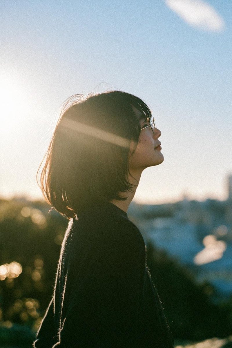 Golden Hour Garden Portrait in Film Style — AI result, variation 4 of 4