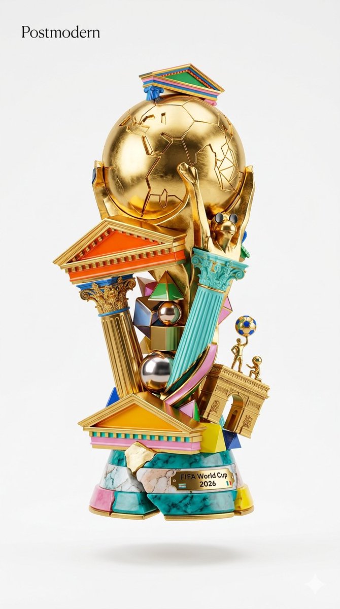 Golden Trophy Architecture Style Product Shot — AI result, variation 3 of 4