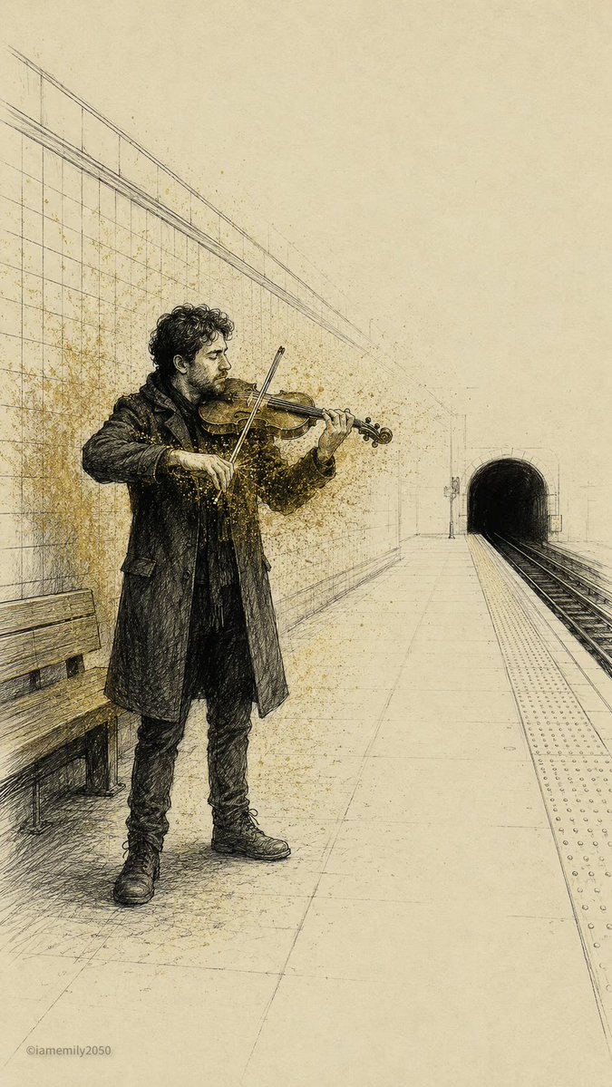 Grainlight Interval Ink Prompt for Illustration — AI result, variation 3 of 4