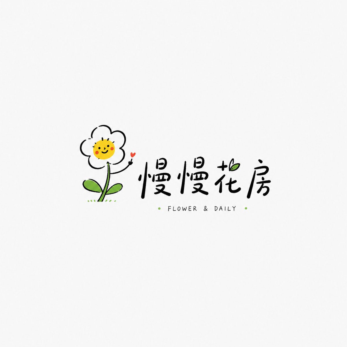 A light, breathable logo that pairs a small, loosely drawn motif with a relaxed handwritten name. Plenty of whitespace and only one or two accent colors keep…