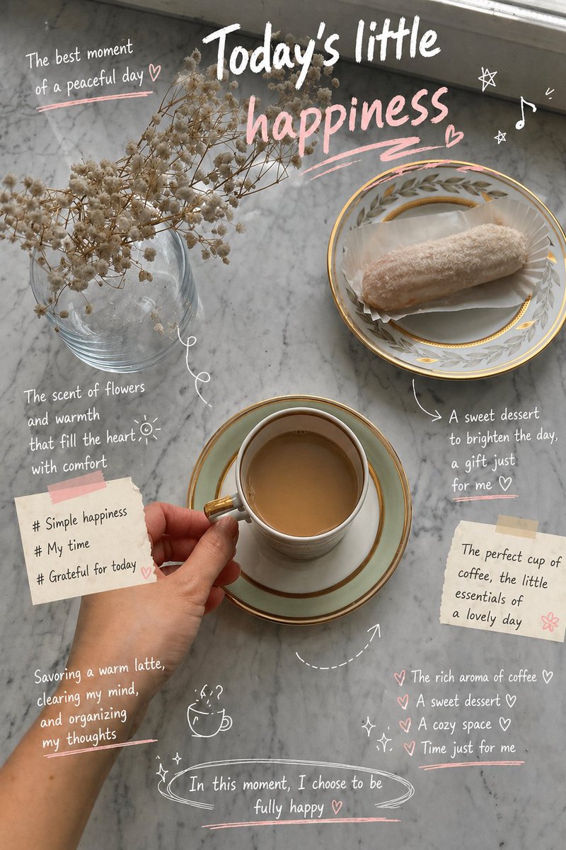 Handwritten Magazine Layout With Sticky Notes — AI result, variation 3 of 3