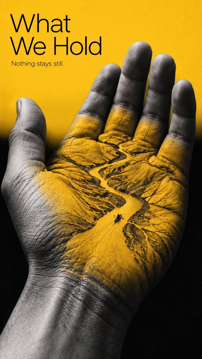 Human Landscape Illusion Art Film Poster — AI result, variation 3 of 4